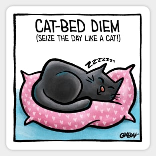 Cat Bed Diem Sticker